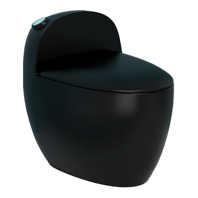 Floor Mount Flush Toilet Concealed Tank Modern One-Piece Toilet with Slow Close Seat Clearhalo 'Bathroom Remodel & Bathroom Fixtures' 'Home Improvement' 'home_improvement' 'home_improvement_toilets' 'Toilets & Bidets' 'Toilets' 6677001