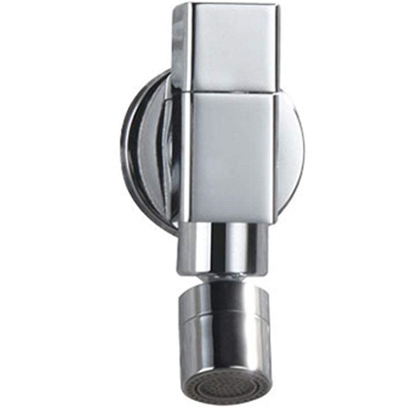 Industrial Wall Mounted Bathroom Faucet Knob Handle Solid Brass Faucet Clearhalo 'Bathroom Remodel & Bathroom Fixtures' 'Bathroom Sink Faucets' 'Bathroom Sinks & Faucet Components' 'bathroom_sink_faucets' 'Home Improvement' 'home_improvement' 'home_improvement_bathroom_sink_faucets' 6680737