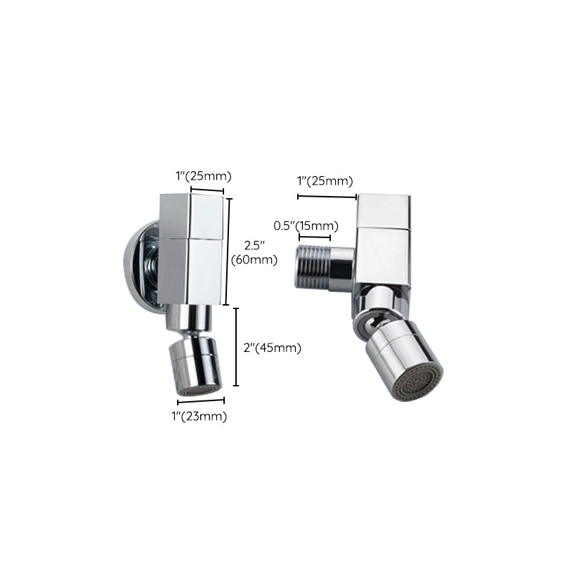 Industrial Wall Mounted Bathroom Faucet Knob Handle Solid Brass Faucet Clearhalo 'Bathroom Remodel & Bathroom Fixtures' 'Bathroom Sink Faucets' 'Bathroom Sinks & Faucet Components' 'bathroom_sink_faucets' 'Home Improvement' 'home_improvement' 'home_improvement_bathroom_sink_faucets' 6680746