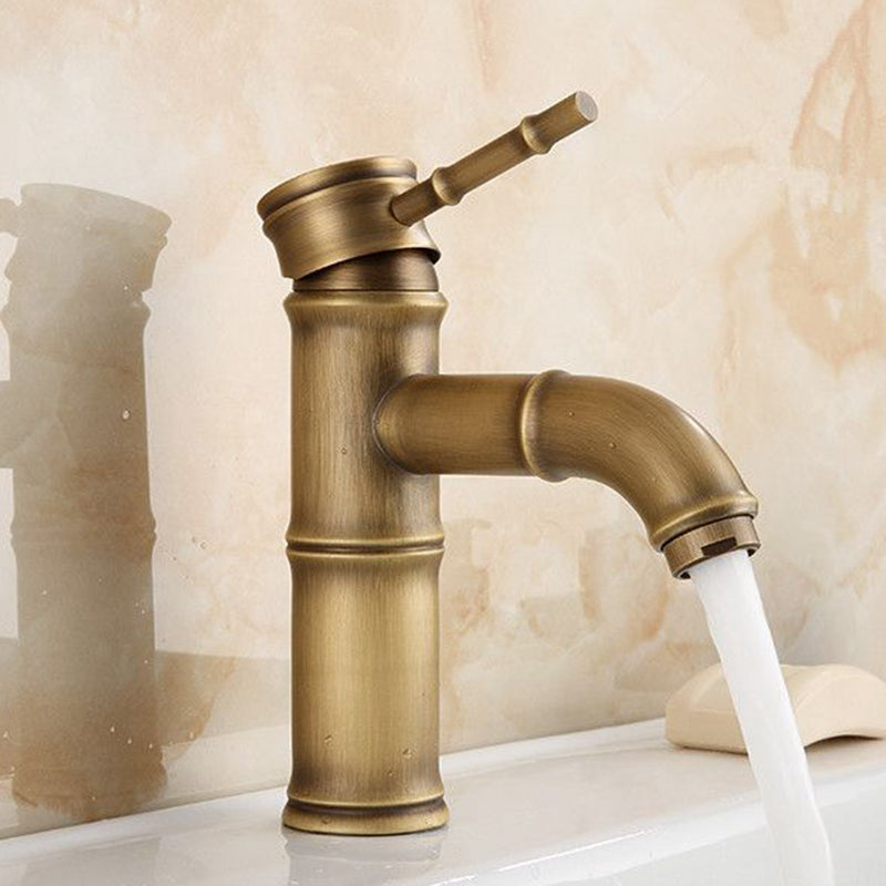 Farmhouse Vessel Faucet Brass Lever Handles Waterfall Spout Lavatory Faucet 8.2" Arc Clearhalo 'Bathroom Remodel & Bathroom Fixtures' 'Bathroom Sink Faucets' 'Bathroom Sinks & Faucet Components' 'bathroom_sink_faucets' 'Home Improvement' 'home_improvement' 'home_improvement_bathroom_sink_faucets' 6680823