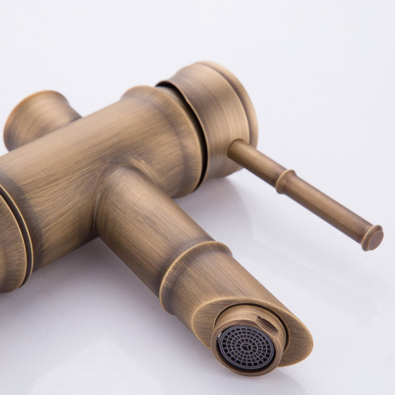 Farmhouse Vessel Faucet Brass Lever Handles Waterfall Spout Lavatory Faucet Clearhalo 'Bathroom Remodel & Bathroom Fixtures' 'Bathroom Sink Faucets' 'Bathroom Sinks & Faucet Components' 'bathroom_sink_faucets' 'Home Improvement' 'home_improvement' 'home_improvement_bathroom_sink_faucets' 6680825