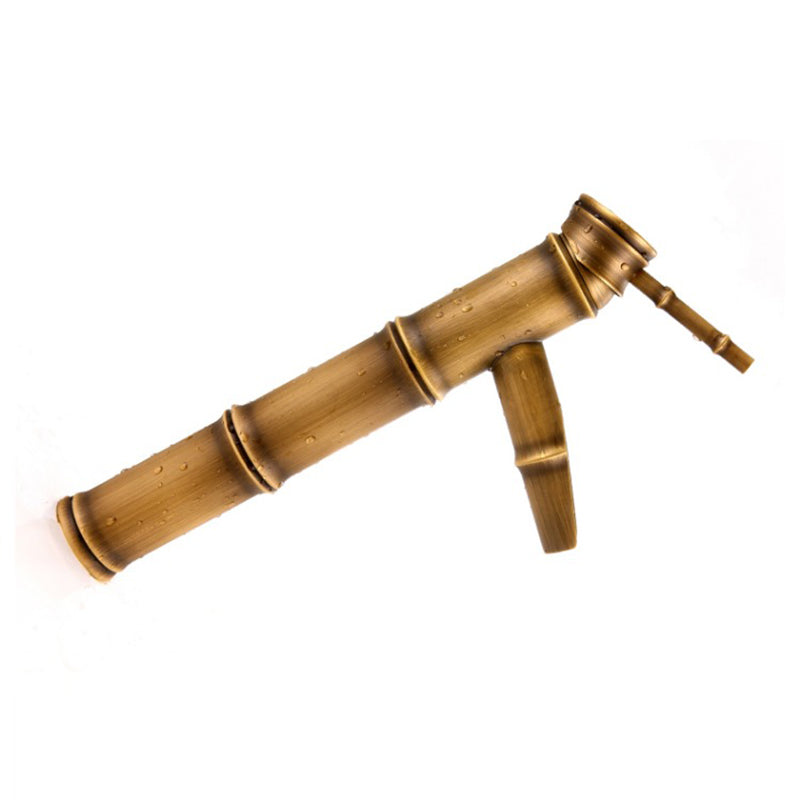 Farmhouse Vessel Faucet Brass Lever Handles Waterfall Spout Lavatory Faucet Clearhalo 'Bathroom Remodel & Bathroom Fixtures' 'Bathroom Sink Faucets' 'Bathroom Sinks & Faucet Components' 'bathroom_sink_faucets' 'Home Improvement' 'home_improvement' 'home_improvement_bathroom_sink_faucets' 6680830