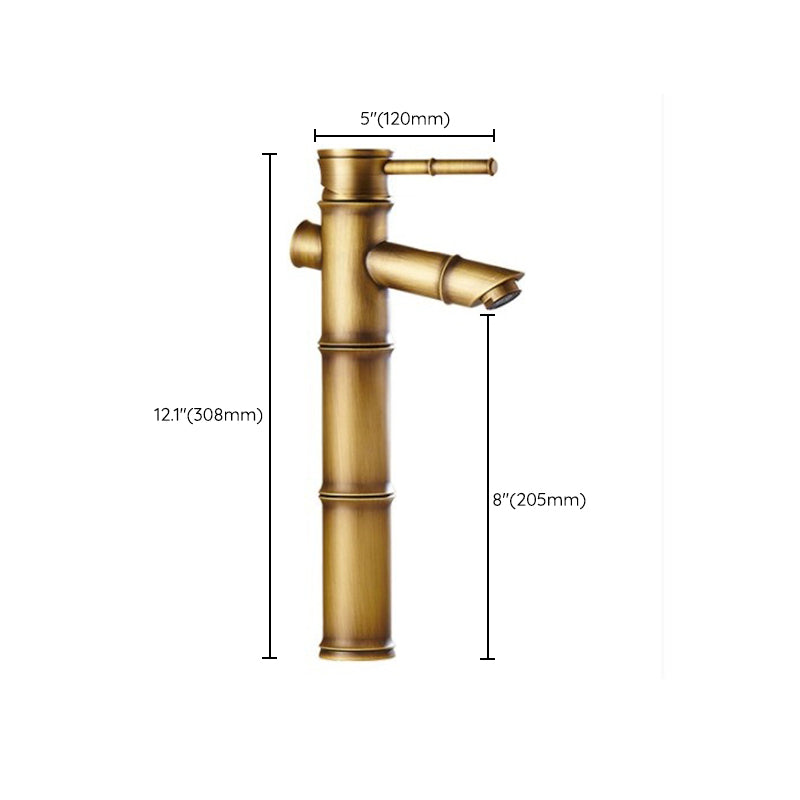 Farmhouse Vessel Faucet Brass Lever Handles Waterfall Spout Lavatory Faucet Clearhalo 'Bathroom Remodel & Bathroom Fixtures' 'Bathroom Sink Faucets' 'Bathroom Sinks & Faucet Components' 'bathroom_sink_faucets' 'Home Improvement' 'home_improvement' 'home_improvement_bathroom_sink_faucets' 6680835