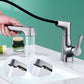 Contemporary Sink Faucet Plian Low Arc Brass Centerset Lavatory Faucet Clearhalo 'Bathroom Remodel & Bathroom Fixtures' 'Bathroom Sink Faucets' 'Bathroom Sinks & Faucet Components' 'bathroom_sink_faucets' 'Home Improvement' 'home_improvement' 'home_improvement_bathroom_sink_faucets' 6680875