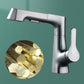 Contemporary Sink Faucet Plian Low Arc Brass Centerset Lavatory Faucet Clearhalo 'Bathroom Remodel & Bathroom Fixtures' 'Bathroom Sink Faucets' 'Bathroom Sinks & Faucet Components' 'bathroom_sink_faucets' 'Home Improvement' 'home_improvement' 'home_improvement_bathroom_sink_faucets' 6680881