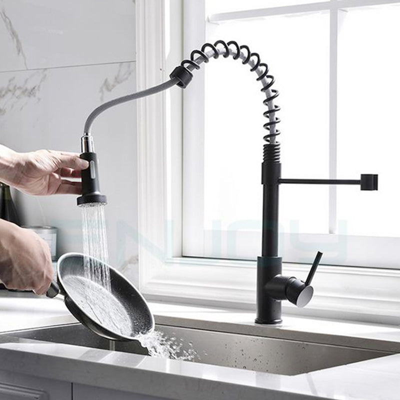 Modern Farmhouse Faucet Spring Spout Water Filler One Handle High Arch ...
