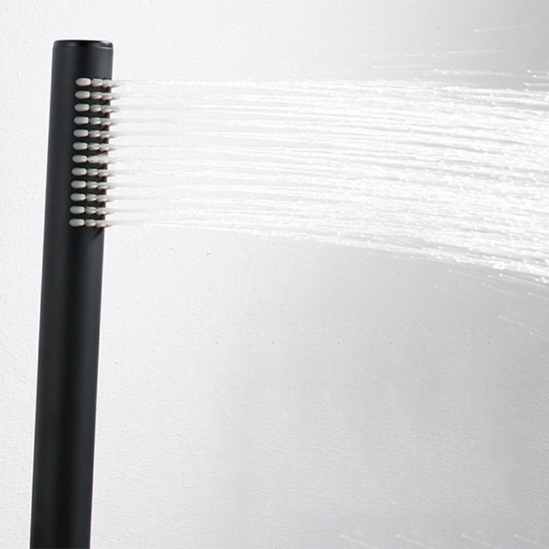 Modern Shower Trim Brass Round Handheld Shower Head Shower System Clearhalo 'Bathroom Remodel & Bathroom Fixtures' 'Home Improvement' 'home_improvement' 'home_improvement_shower_faucets' 'Shower Faucets & Systems' 'shower_faucets' 'Showers & Bathtubs Plumbing' 'Showers & Bathtubs' 6681007