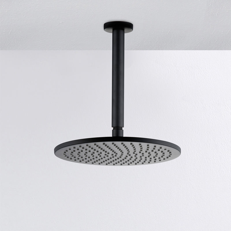 Modern Shower Set Brass Adjustable Water Flow Ceiling Mounted Shower Head Combo Clearhalo 'Bathroom Remodel & Bathroom Fixtures' 'Home Improvement' 'home_improvement' 'home_improvement_shower_faucets' 'Shower Faucets & Systems' 'shower_faucets' 'Showers & Bathtubs Plumbing' 'Showers & Bathtubs' 6681026