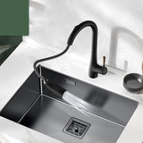 Modern Style Kitchen Sink Noise-cancelling Design Stainless Steel Kitchen Sink Clearhalo 'Home Improvement' 'home_improvement' 'home_improvement_kitchen_sinks' 'Kitchen Remodel & Kitchen Fixtures' 'Kitchen Sinks & Faucet Components' 'Kitchen Sinks' 'kitchen_sinks' 6681216