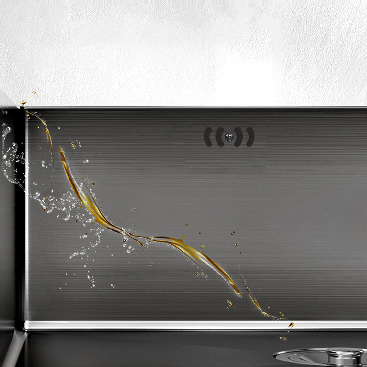 Modern Style Kitchen Sink Stainless Steel Rectangle Drop-In Kitchen Sink Clearhalo 'Home Improvement' 'home_improvement' 'home_improvement_kitchen_sinks' 'Kitchen Remodel & Kitchen Fixtures' 'Kitchen Sinks & Faucet Components' 'Kitchen Sinks' 'kitchen_sinks' 6681292