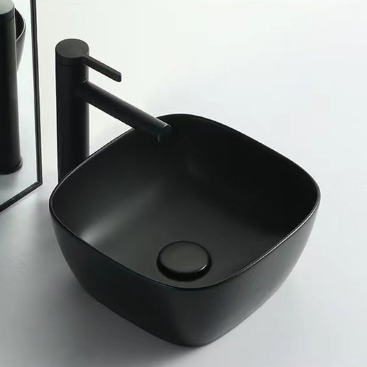 Classic Style Bathroom Sink Stainless Steel Bathroom Sink with Drain Strainer Kit Clearhalo 'Bathroom Remodel & Bathroom Fixtures' 'Bathroom Sinks & Faucet Components' 'Bathroom Sinks' 'bathroom_sink' 'Home Improvement' 'home_improvement' 'home_improvement_bathroom_sink' 6681388