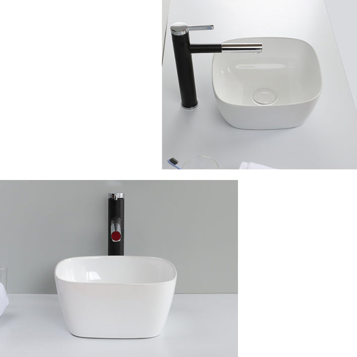 Classic Style Bathroom Sink Stainless Steel Bathroom Sink with Drain Strainer Kit Clearhalo 'Bathroom Remodel & Bathroom Fixtures' 'Bathroom Sinks & Faucet Components' 'Bathroom Sinks' 'bathroom_sink' 'Home Improvement' 'home_improvement' 'home_improvement_bathroom_sink' 6681395
