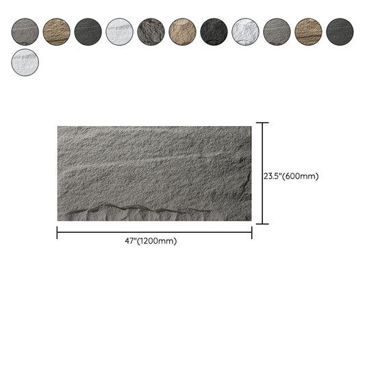 Textured Stacked Stone Singular Tile Mixed Material Outdoor Wall Tile Clearhalo 'Floor Tiles & Wall Tiles' 'floor_tiles_wall_tiles' 'Flooring 'Home Improvement' 'home_improvement' 'home_improvement_floor_tiles_wall_tiles' Walls and Ceiling' 6681688