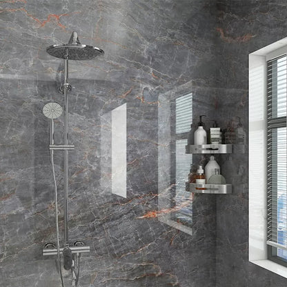 Modern Single Tile Waterproof Peel and Stick Backsplash Tile for Bathroom Dark Gray Clearhalo 'Flooring 'Home Improvement' 'home_improvement' 'home_improvement_peel_stick_blacksplash' 'Peel & Stick Backsplash Tile' 'peel_stick_blacksplash' 'Walls & Ceilings' Walls and Ceiling' 6681792