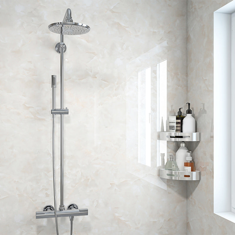 Modern Single Tile Waterproof Peel and Stick Backsplash Tile for Bathroom Clearhalo 'Flooring 'Home Improvement' 'home_improvement' 'home_improvement_peel_stick_blacksplash' 'Peel & Stick Backsplash Tile' 'peel_stick_blacksplash' 'Walls & Ceilings' Walls and Ceiling' 6681794