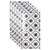 Modern Mosaic Tile Arabesque Print Peel and Stick Backsplash Tile for Kitchen Black White Clearhalo 'Flooring 'Home Improvement' 'home_improvement' 'home_improvement_peel_stick_blacksplash' 'Peel & Stick Backsplash Tile' 'peel_stick_blacksplash' 'Walls & Ceilings' Walls and Ceiling' 6681856