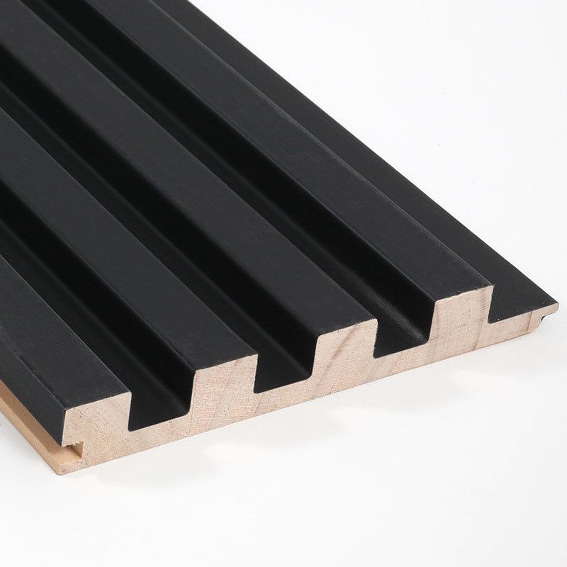 Modern Wall Solid Wood Plank Glue down Waterproof Shiplap Wall Plank Textured Black Clearhalo 'Flooring 'Home Improvement' 'home_improvement' 'home_improvement_wall_paneling' 'Wall Paneling' 'wall_paneling' 'Walls & Ceilings' Walls and Ceiling' 6681922