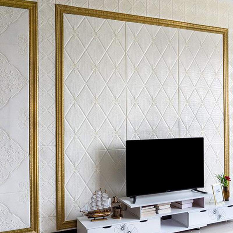 Industrial Wall Plank 3D Print Bathroom Living Room Wall Panels Set of 50 Clearhalo 'Flooring 'Home Improvement' 'home_improvement' 'home_improvement_wall_paneling' 'Wall Paneling' 'wall_paneling' 'Walls & Ceilings' Walls and Ceiling' 6681963