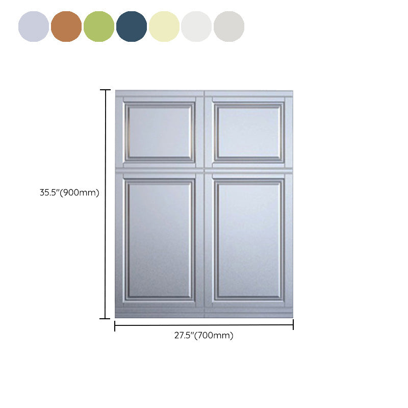 Glam Style Wall Paneling Living Room Peel and Stick 3D Embossing Waterproof Wall Paneling Clearhalo 'Flooring 'Home Improvement' 'home_improvement' 'home_improvement_wall_paneling' 'Wall Paneling' 'wall_paneling' 'Walls & Ceilings' Walls and Ceiling' 6682007