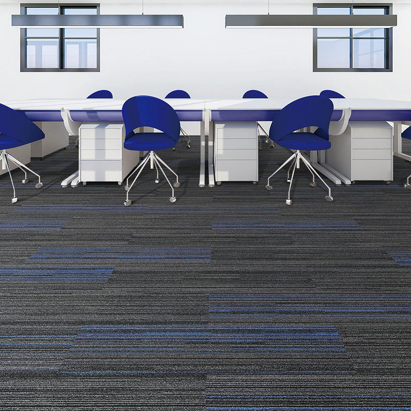Gray Tone Level Loop Carpet Tile Self Adhesive Indoor Office Carpet Tile Matte Gray Clearhalo 'Carpet Tiles & Carpet Squares' 'carpet_tiles_carpet_squares' 'Flooring 'Home Improvement' 'home_improvement' 'home_improvement_carpet_tiles_carpet_squares' Walls and Ceiling' 6682096
