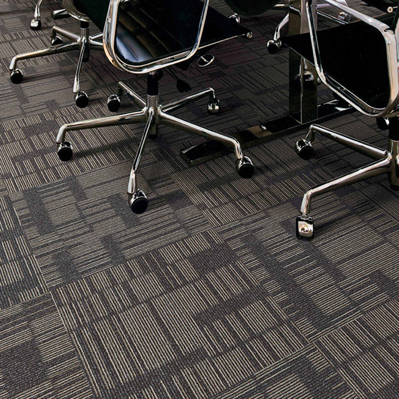 Gray Tone Level Loop Carpet Tile Geometric Self Adhesive Indoor Office Carpet Tiles Clearhalo 'Carpet Tiles & Carpet Squares' 'carpet_tiles_carpet_squares' 'Flooring 'Home Improvement' 'home_improvement' 'home_improvement_carpet_tiles_carpet_squares' Walls and Ceiling' 6682120