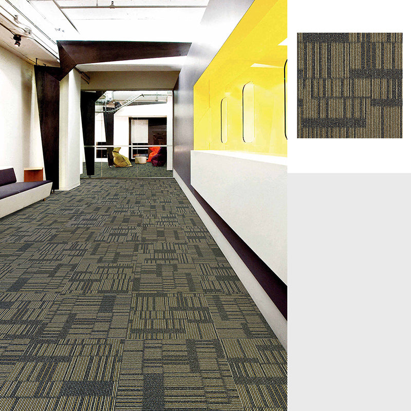Gray Tone Level Loop Carpet Tile Geometric Self Adhesive Indoor Office Carpet Tiles Grey Clearhalo 'Carpet Tiles & Carpet Squares' 'carpet_tiles_carpet_squares' 'Flooring 'Home Improvement' 'home_improvement' 'home_improvement_carpet_tiles_carpet_squares' Walls and Ceiling' 6682127