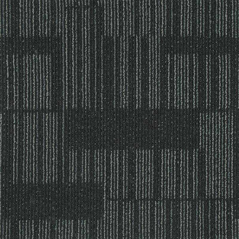 Office Level Loop Carpet Tile Dark Color Fade Resistant Loose Lay Indoor Carpet Tiles Black Vinyl Clearhalo 'Carpet Tiles & Carpet Squares' 'carpet_tiles_carpet_squares' 'Flooring 'Home Improvement' 'home_improvement' 'home_improvement_carpet_tiles_carpet_squares' Walls and Ceiling' 6682193