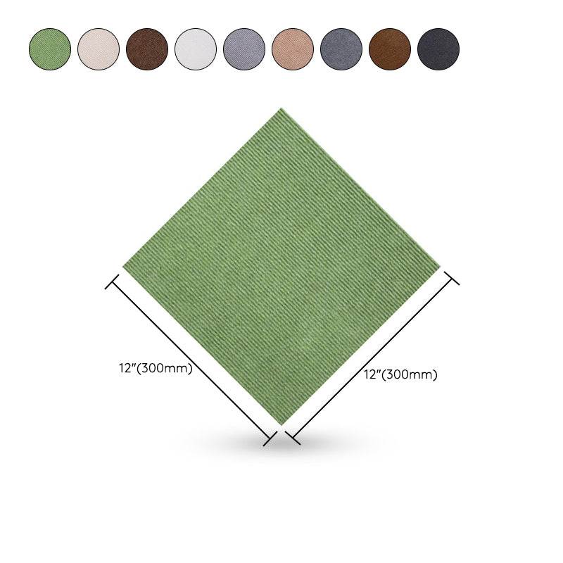 Carpet Tile Non-Skid Fade Resistant Solid Color Self-Stick Carpet Tiles Living Room Clearhalo 'Carpet Tiles & Carpet Squares' 'carpet_tiles_carpet_squares' 'Flooring 'Home Improvement' 'home_improvement' 'home_improvement_carpet_tiles_carpet_squares' Walls and Ceiling' 6682229