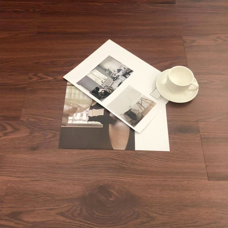 Fancy Style Vinyl Flooring Peel and Stick Vinyl Flooring with Wood Look Dark Brown Clearhalo 'Flooring 'Home Improvement' 'home_improvement' 'home_improvement_vinyl_flooring' 'Vinyl Flooring' 'vinyl_flooring' Walls and Ceiling' 6682239