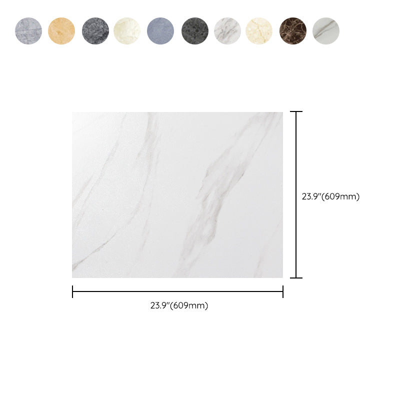 Square Peel & Stick Vinyl Flooring Stone Design PVC Flooring for Living Room Clearhalo 'Flooring 'Home Improvement' 'home_improvement' 'home_improvement_vinyl_flooring' 'Vinyl Flooring' 'vinyl_flooring' Walls and Ceiling' 6682314