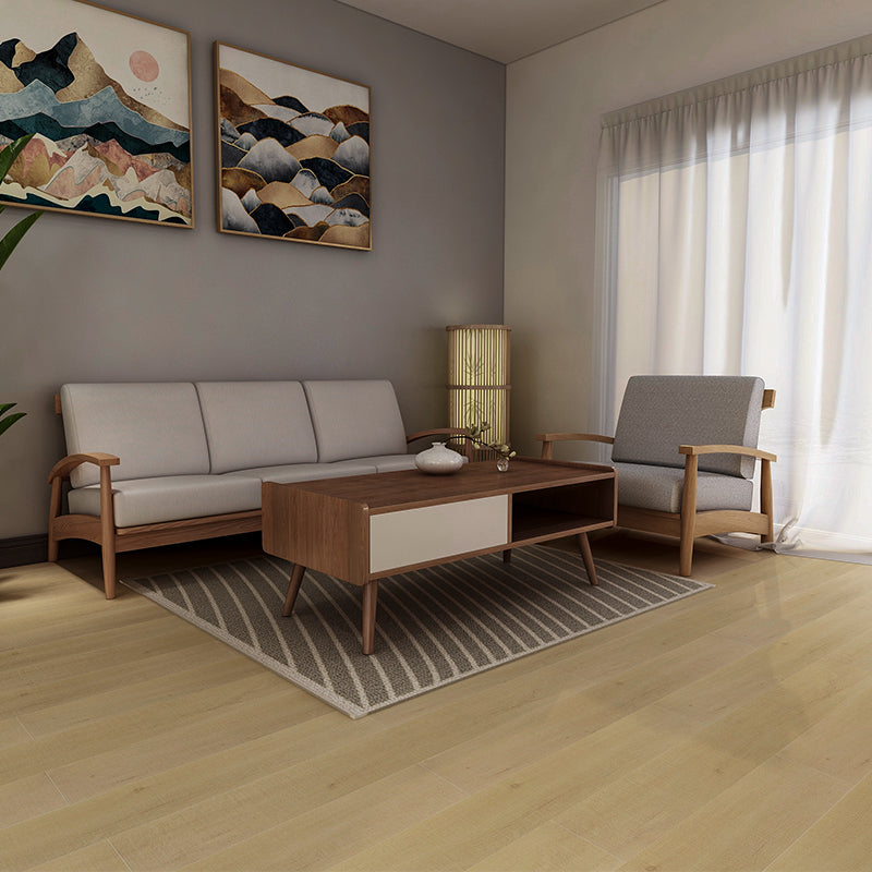 Modern Laminate Floor Wood Click-Lock Mildew Resistant Laminate Plank Flooring Light Brown Clearhalo 'Flooring 'Home Improvement' 'home_improvement' 'home_improvement_laminate_flooring' 'Laminate Flooring' 'laminate_flooring' Walls and Ceiling' 6682353