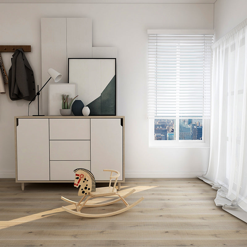 Modern Laminate Floor Wood Click-Lock Mildew Resistant Laminate Plank Flooring Beige Clearhalo 'Flooring 'Home Improvement' 'home_improvement' 'home_improvement_laminate_flooring' 'Laminate Flooring' 'laminate_flooring' Walls and Ceiling' 6682368