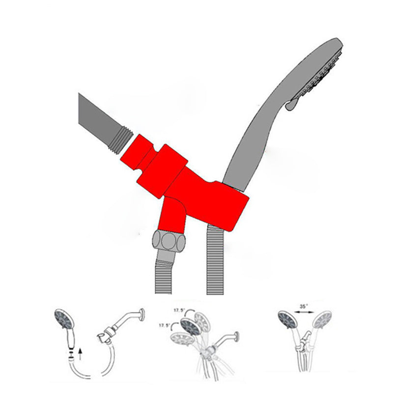 Round Handheld Shower Head in Silver Leak Resistant Wall-Mount Showerhead Clearhalo 'Bathroom Remodel & Bathroom Fixtures' 'Home Improvement' 'home_improvement' 'home_improvement_shower_heads' 'Shower Heads' 'shower_heads' 'Showers & Bathtubs Plumbing' 'Showers & Bathtubs' 6682477