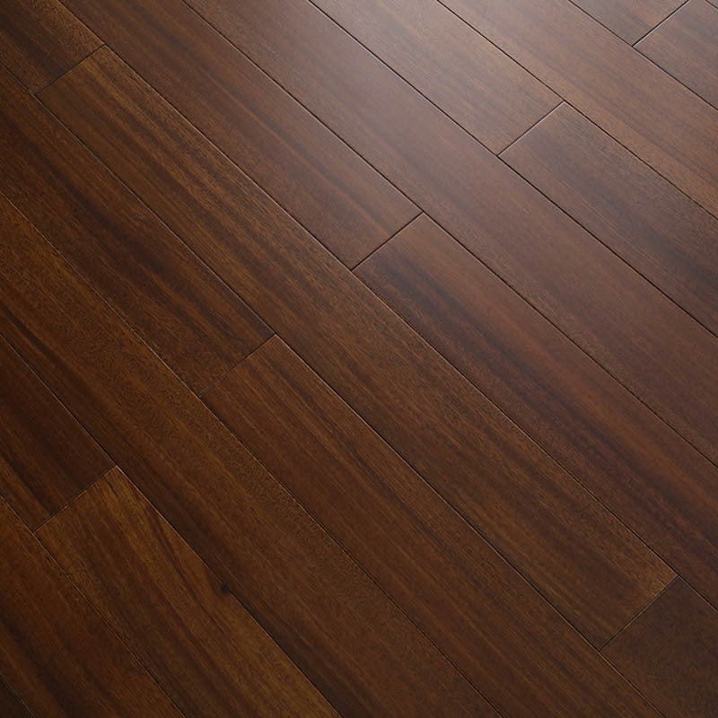 Wooden Laminate Floor Scratch Resistant Laminate Plank Flooring Dark Brown 2.95"L x 0.36"W x 0.06"H Clearhalo 'Flooring 'Home Improvement' 'home_improvement' 'home_improvement_laminate_flooring' 'Laminate Flooring' 'laminate_flooring' Walls and Ceiling' 6683183