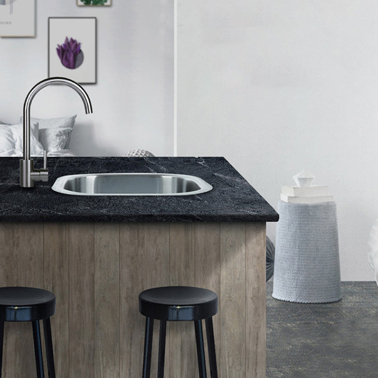 Modern Style Kitchen Sink Stainless Steel Kitchen Sink with Oval Shape Clearhalo 'Home Improvement' 'home_improvement' 'home_improvement_kitchen_sinks' 'Kitchen Remodel & Kitchen Fixtures' 'Kitchen Sinks & Faucet Components' 'Kitchen Sinks' 'kitchen_sinks' 6683554