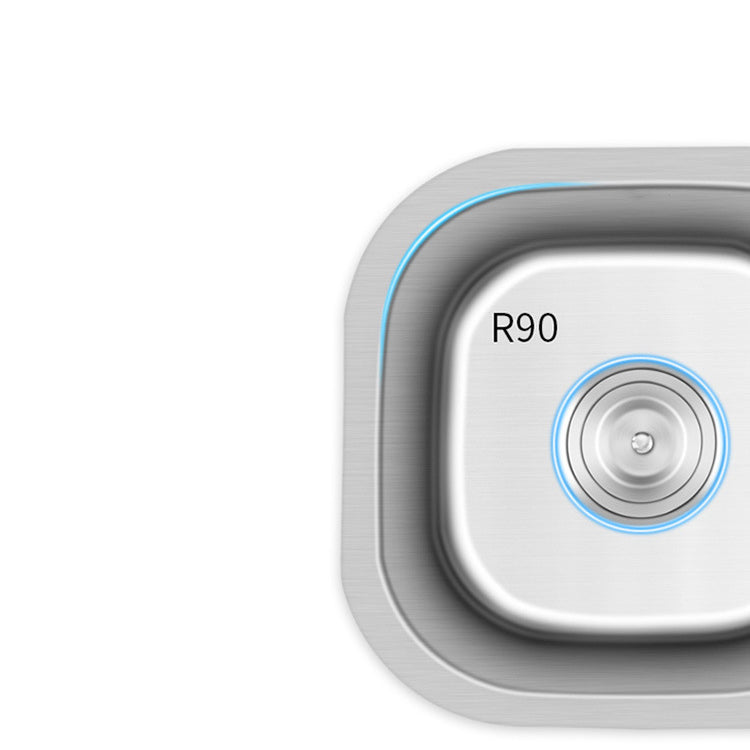 Modern Style Kitchen Sink Stainless Steel Kitchen Sink with Oval Shape Clearhalo 'Home Improvement' 'home_improvement' 'home_improvement_kitchen_sinks' 'Kitchen Remodel & Kitchen Fixtures' 'Kitchen Sinks & Faucet Components' 'Kitchen Sinks' 'kitchen_sinks' 6683576