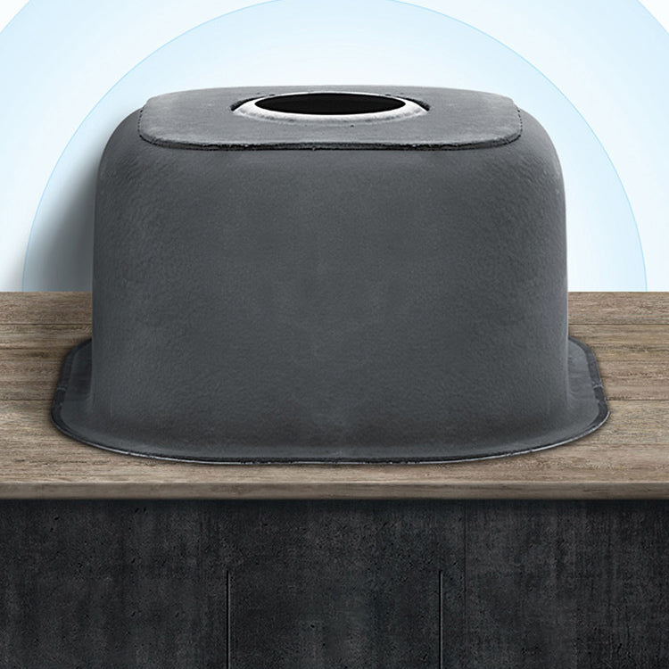 Modern Style Kitchen Sink Stainless Steel Kitchen Sink with Oval Shape Clearhalo 'Home Improvement' 'home_improvement' 'home_improvement_kitchen_sinks' 'Kitchen Remodel & Kitchen Fixtures' 'Kitchen Sinks & Faucet Components' 'Kitchen Sinks' 'kitchen_sinks' 6683581