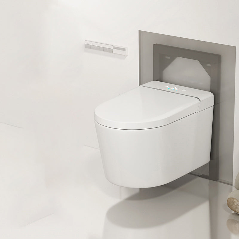 Stain Resistant Smart Bidet White Warm Air Dryer Bidet without Water Pressure Control Clearhalo 'Bathroom Remodel & Bathroom Fixtures' 'Bidets' 'Home Improvement' 'home_improvement' 'home_improvement_bidets' 'Toilets & Bidets' 6688568