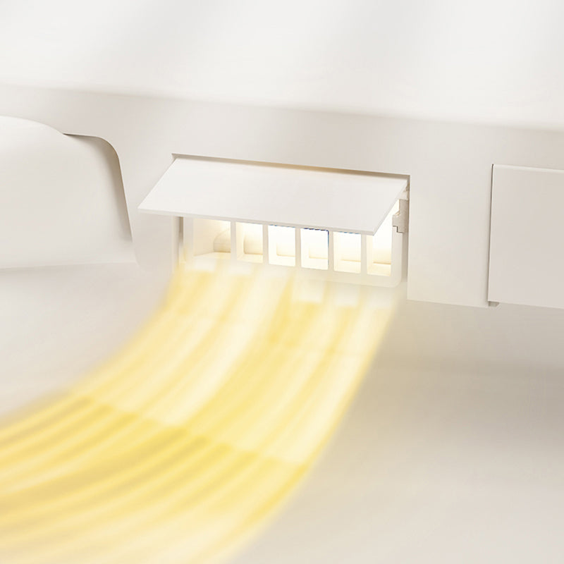 Stain Resistant Smart Bidet White Warm Air Dryer Bidet without Water Pressure Control Clearhalo 'Bathroom Remodel & Bathroom Fixtures' 'Bidets' 'Home Improvement' 'home_improvement' 'home_improvement_bidets' 'Toilets & Bidets' 6688578