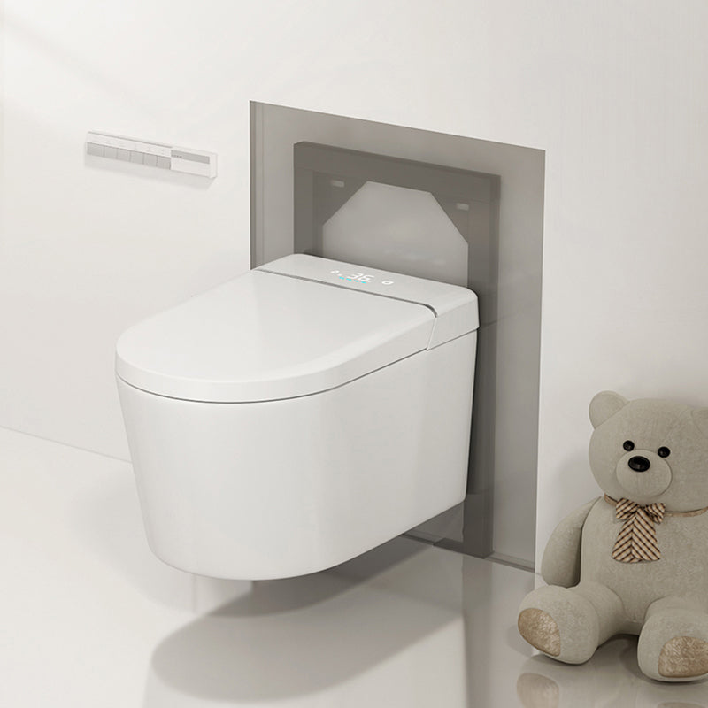 Elongated Smart Bidet without Water Pressure Control Horizontal Bidet Bidet with High Water Tank Clearhalo 'Bathroom Remodel & Bathroom Fixtures' 'Bidets' 'Home Improvement' 'home_improvement' 'home_improvement_bidets' 'Toilets & Bidets' 6688583