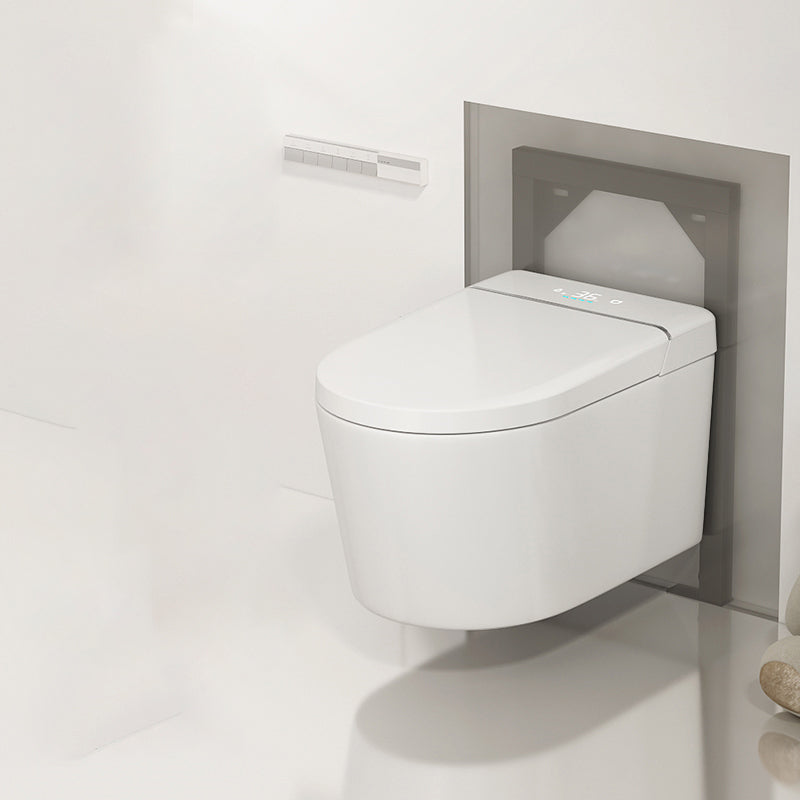 Elongated Smart Bidet without Water Pressure Control Horizontal Bidet Bidet with Low Water Tank Clearhalo 'Bathroom Remodel & Bathroom Fixtures' 'Bidets' 'Home Improvement' 'home_improvement' 'home_improvement_bidets' 'Toilets & Bidets' 6688584