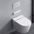 Smart Elongated Toilet with Heated Seat Antimicrobial Wall Mounted Bidet Toilet White Clearhalo 'Bathroom Remodel & Bathroom Fixtures' 'Bidets' 'Home Improvement' 'home_improvement' 'home_improvement_bidets' 'Toilets & Bidets' 6688605
