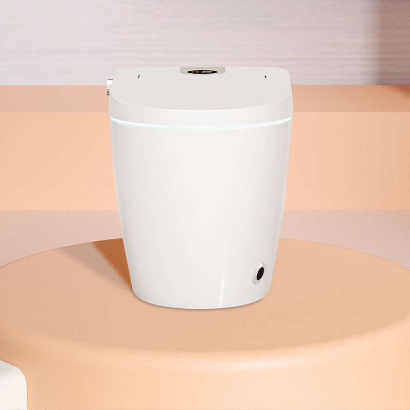 Elongated White Floor Mount Bidet with Heated Seat,15.75" Long Clearhalo 'Bathroom Remodel & Bathroom Fixtures' 'Bidets' 'Home Improvement' 'home_improvement' 'home_improvement_bidets' 'Toilets & Bidets' 6688634