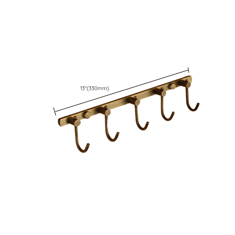 Distressed Brass Traditional Bathroom Set with Bath Shelf/Paper Holder & Towel Bar Clearhalo 'Bathroom Hardware Sets' 'Bathroom Hardware' 'Bathroom Remodel & Bathroom Fixtures' 'bathroom_hardware_sets' 'Home Improvement' 'home_improvement' 'home_improvement_bathroom_hardware_sets' 6688712