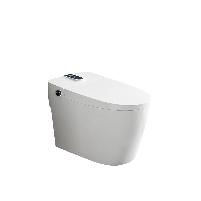 Contemporary Floor Standing Bidet in White Elongated Toilet White Clearhalo 'Bathroom Remodel & Bathroom Fixtures' 'Bidets' 'Home Improvement' 'home_improvement' 'home_improvement_bidets' 'Toilets & Bidets' 6688908