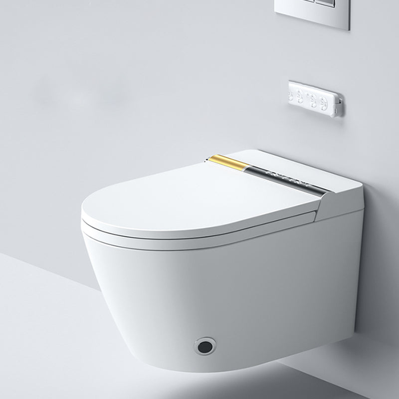 16.14" High Elongated Wall Mounted Bidet with Heated Seat White Bidet Clearhalo 'Bathroom Remodel & Bathroom Fixtures' 'Bidets' 'Home Improvement' 'home_improvement' 'home_improvement_bidets' 'Toilets & Bidets' 6688931