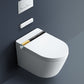16.14" High Elongated Wall Mounted Bidet with Heated Seat White Bidet Clearhalo 'Bathroom Remodel & Bathroom Fixtures' 'Bidets' 'Home Improvement' 'home_improvement' 'home_improvement_bidets' 'Toilets & Bidets' 6688935