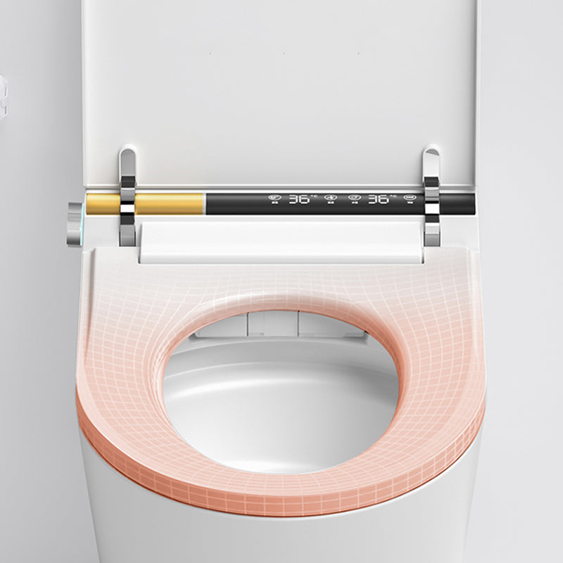 16.14" High Elongated Wall Mounted Bidet with Heated Seat White Bidet Clearhalo 'Bathroom Remodel & Bathroom Fixtures' 'Bidets' 'Home Improvement' 'home_improvement' 'home_improvement_bidets' 'Toilets & Bidets' 6688939