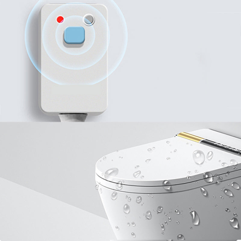 16.14" High Elongated Wall Mounted Bidet with Heated Seat White Bidet Clearhalo 'Bathroom Remodel & Bathroom Fixtures' 'Bidets' 'Home Improvement' 'home_improvement' 'home_improvement_bidets' 'Toilets & Bidets' 6688940