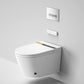 16.14" High Elongated Wall Mounted Bidet with Heated Seat White Bidet Clearhalo 'Bathroom Remodel & Bathroom Fixtures' 'Bidets' 'Home Improvement' 'home_improvement' 'home_improvement_bidets' 'Toilets & Bidets' 6688943